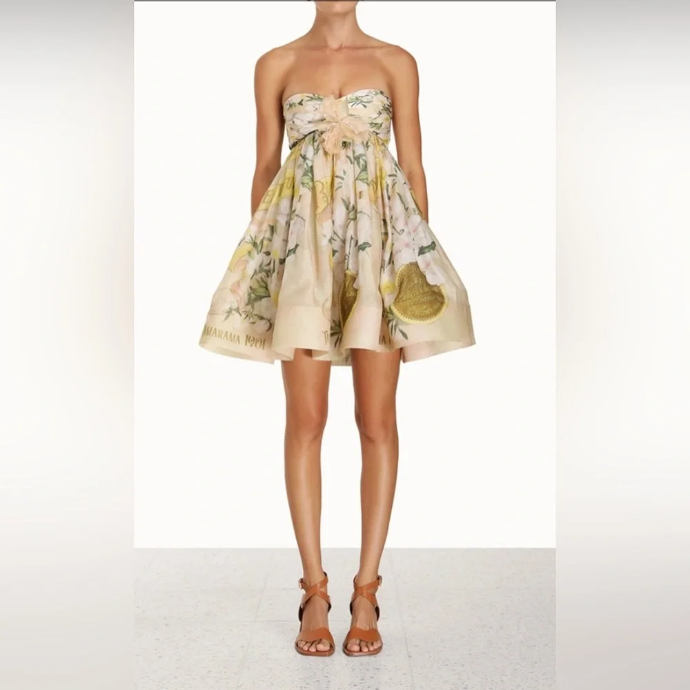 Zimmermann NWT Coaster
Strapless Ruched Mini Sz 6 - Picture 3 of 11